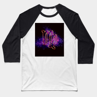 Virgo (Retro Virgo Zodiac) Baseball T-Shirt